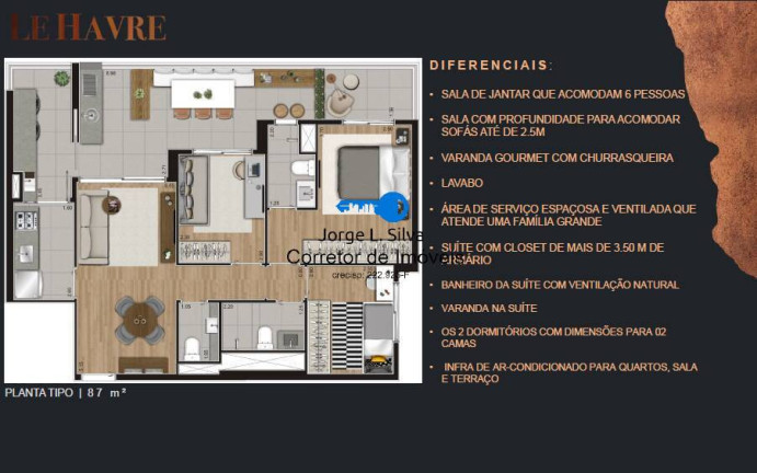 Imagem Apartamento com 3 Quartos à Venda, 87 m² em Vila Leopoldina - São Paulo
