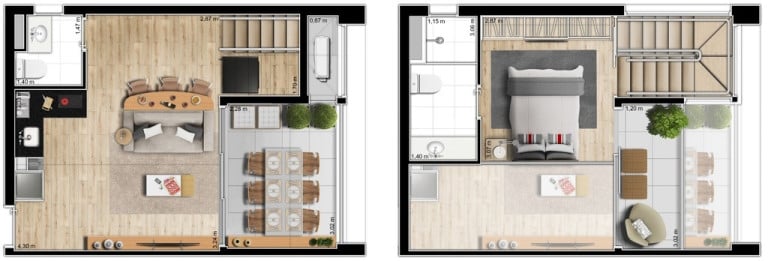 Foto do imóvel Apartamento com 1 Quarto à Venda, 30 m² em Brooklin Paulista - São Paulo