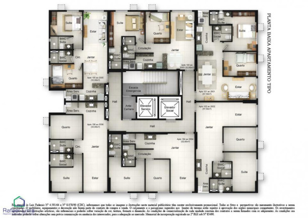 Foto do imóvel Apartamento com 2 Quartos à Venda, 57 m² em Boa Vista - Recife