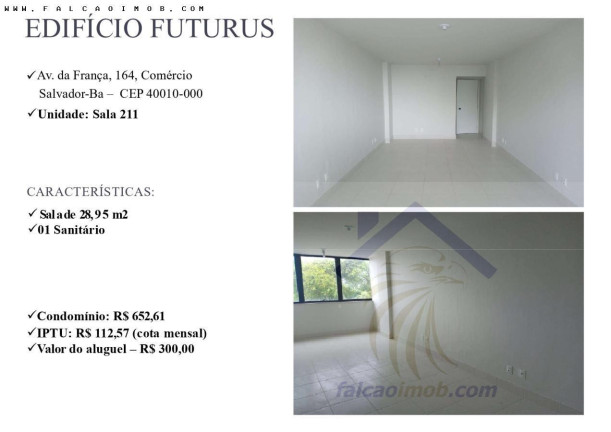 Imagem Imóvel Comercial para Alugar, 28 m² em Comércio - Salvador