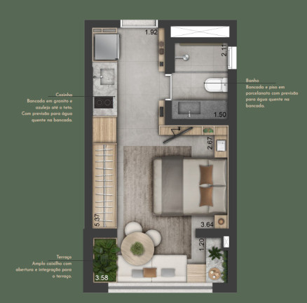 Foto do imóvel Studio com 1 Quarto à Venda, 26 m² em Aclimação - São Paulo