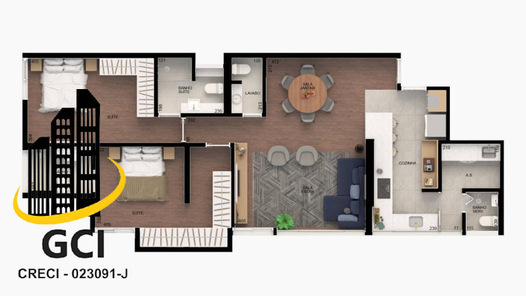 Foto do imóvel Apartamento com 2 Quartos à Venda, 100 m² em Cerqueira César - São Paulo
