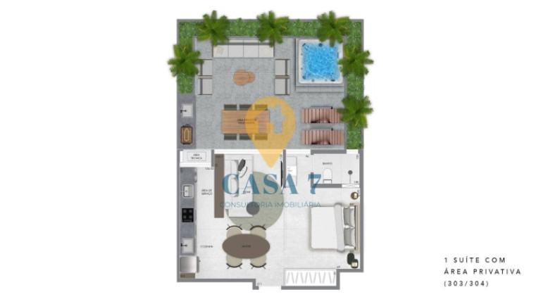 Imagem Apartamento com 1 Quarto à Venda, 40 m² em Carmo - Belo Horizonte
