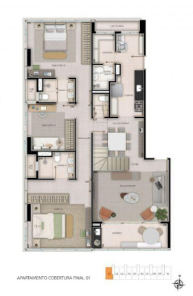 Imagem Apartamento com 2 Quartos à Venda, 110 m² em Noroeste - Brasilia
