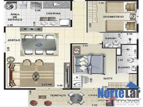 Imagem Apartamento com 2 Quartos à Venda, 55 m² em Lauzane Paulista - São Paulo