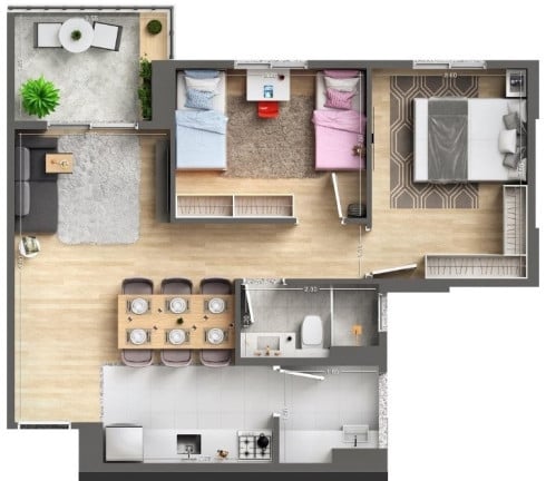 Foto do imóvel Apartamento com 1 Quarto à Venda, 39 m² em Ipiranga - São Paulo