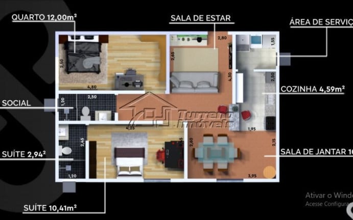Imagem Apartamento com 2 Quartos à Venda, 67 m² em Jardim São Vicente - São José Dos Campos
