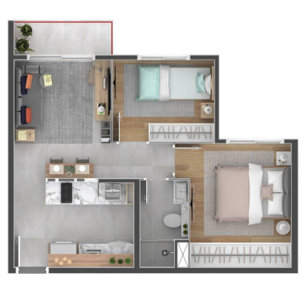 Imagem Apartamento com 2 Quartos à Venda, 36 m² em Ipiranga - São Paulo
