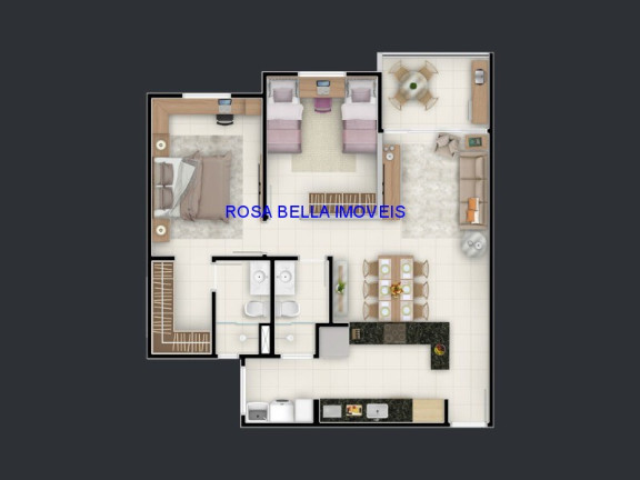 Imagem Apartamento com 2 Quartos à Venda, 75 m² em Capela - Vinhedo