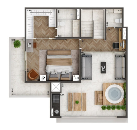 Foto do imóvel Apartamento com 3 Quartos à Venda, 83 m² em Ipiranga - São Paulo