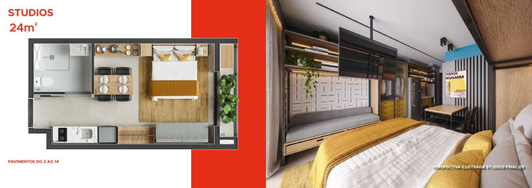 Foto do imóvel Apartamento com 1 Quarto à Venda, 24 m² em Liberdade - São Paulo