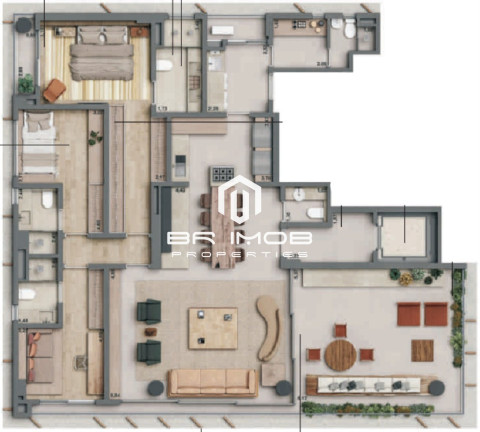 Imagem Apartamento com 3 Quartos à Venda, 204 m² em Itaim Bibi - São Paulo