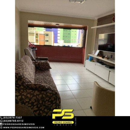Foto do imóvel Apartamento com 3 Quartos à Venda, 124 m² em Cabo Branco - João Pessoa