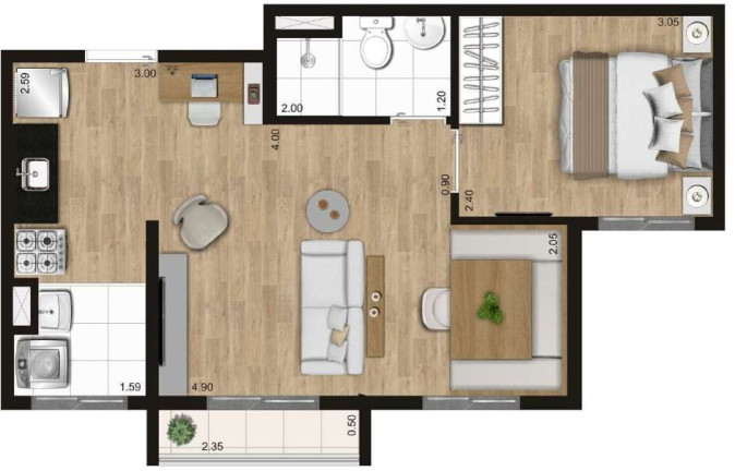 Imagem Apartamento com 2 Quartos à Venda, 35 m² em Freguesia Do ó - São Paulo