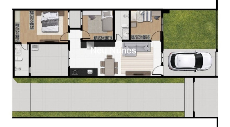 Foto do imóvel Casa com 3 Quartos à Venda, 71 m² em Bairro Alto - Curitiba