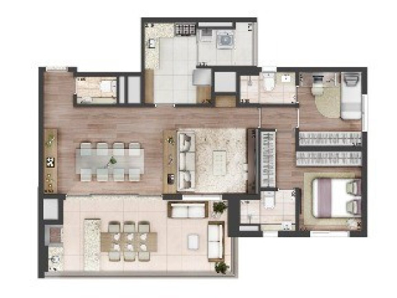 Imagem Apartamento com 3 Quartos à Venda, 137 m² em Chácara Santo Antonio - São Paulo