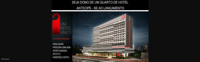 Foto do imóvel Apartamento com 1 Quarto à Venda, 19 m² em Vila São Francisco (zona Sul) - São Paulo