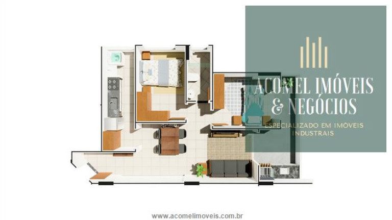 Imagem Apartamento com 1 Quarto à Venda, 50 m² em Vila Caiçara - Praia Grande