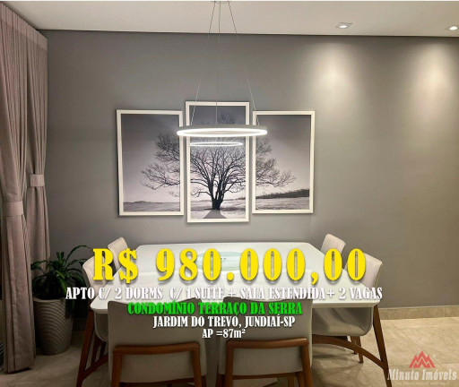 Foto do imóvel Apartamento com 2 Quartos à Venda, 87 m² em Jardim Trevo - Jundiaí