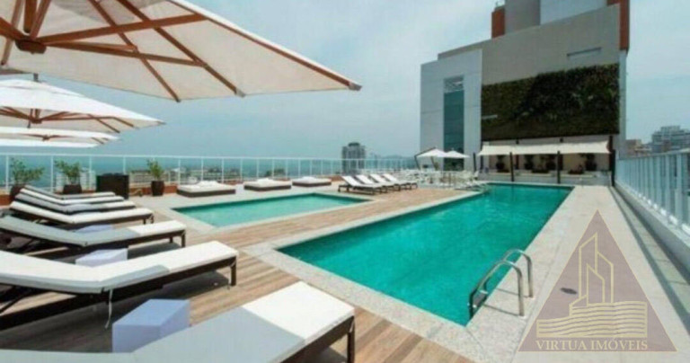 Foto do imóvel Apartamento com 1 Quarto à Venda, 60 m² em Gonzaga - Santos