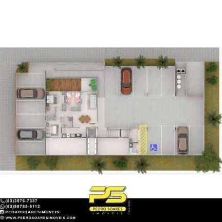 Foto do imóvel Apartamento com 3 Quartos à Venda, 85 m² em Bancários - João Pessoa