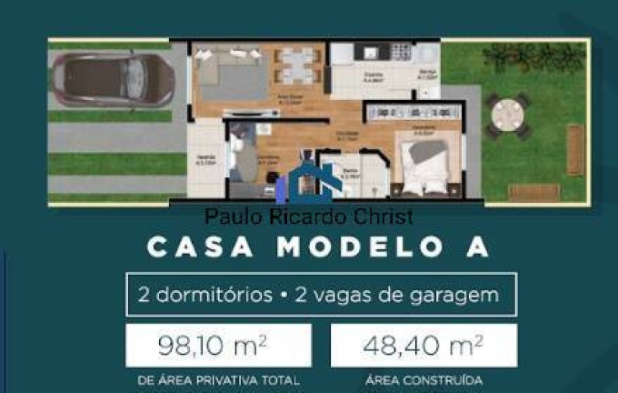 Imagem Casa com 2 Quartos à Venda, 48 m² em Distrito Industrial - Cachoeirinha