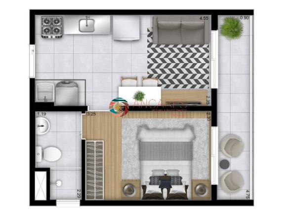 Foto do imóvel Apartamento com 1 Quarto à Venda, 29 m² em Mooca - São Paulo