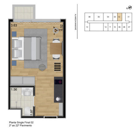 Imagem Apartamento com 1 Quarto à Venda, 28 m² em Alphaville Centro Industrial E Empresarial/alphaville. - Barueri