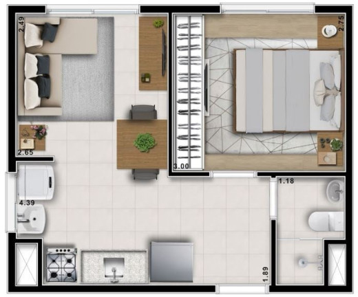 Imagem Apartamento com 1 Quarto à Venda, 29 m² em Freguesia Do ó - São Paulo