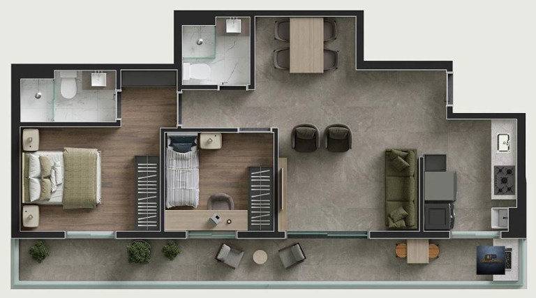 Imagem Apartamento com 2 Quartos à Venda, 50 m² em Centro - São Bernardo Do Campo
