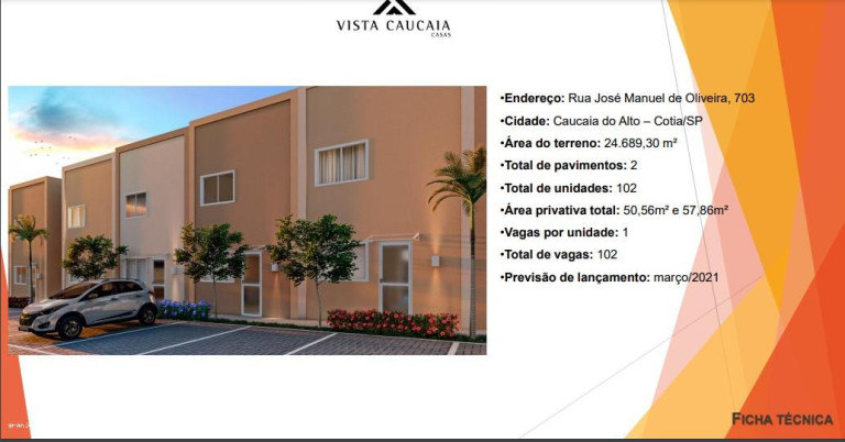 Imagem Casa com 2 Quartos à Venda, 56 m² em Vista Caucaia -  Programa Casa Verde Amarela - Cotia