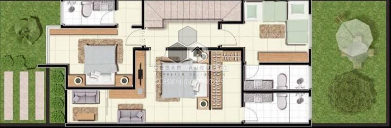 Imagem Casa de Condomínio com 3 Quartos à Venda, 137 m²