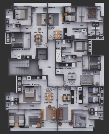 Imagem Apartamento com 3 Quartos à Venda, 68 m² em Bessa - João Pessoa