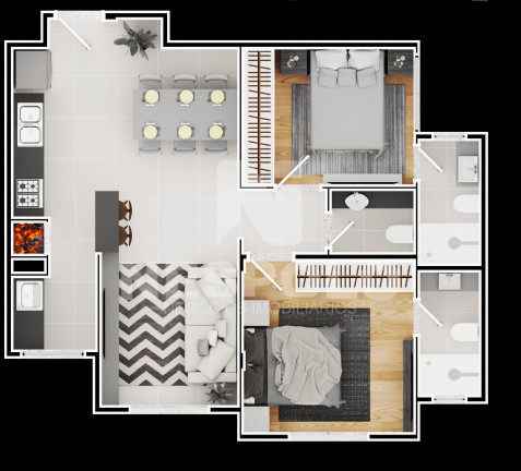 Imagem Apartamento com 1 Quarto à Venda, 65 m² em Nações - Balneario Camboriu