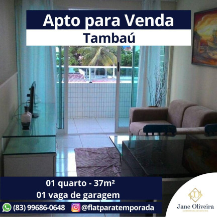Foto do imóvel Apartamento com 1 Quarto à Venda, 37 m² em Tambaú - João Pessoa