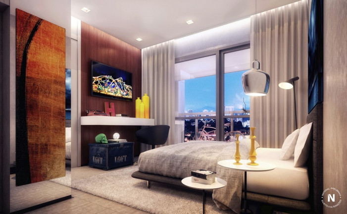 Imagem Apartamento com 1 Quarto à Venda, 42 m² em Brooklin Paulista - São Paulo