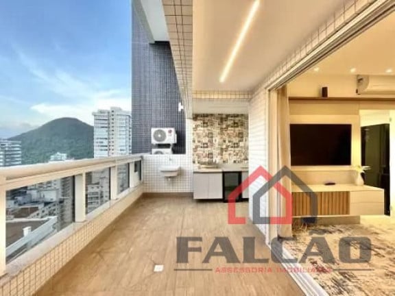 Foto do imóvel Apartamento com 3 Quartos à Venda, 110 m² em Canto Do Forte - Praia Grande