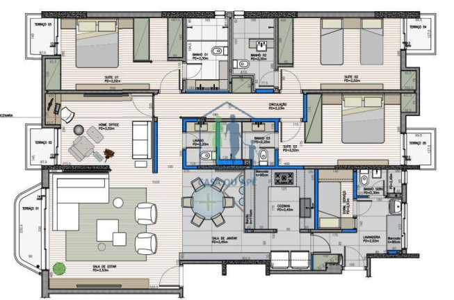 Imagem Apartamento com 4 Quartos à Venda, 166 m² em Brooklin Paulista - São Paulo