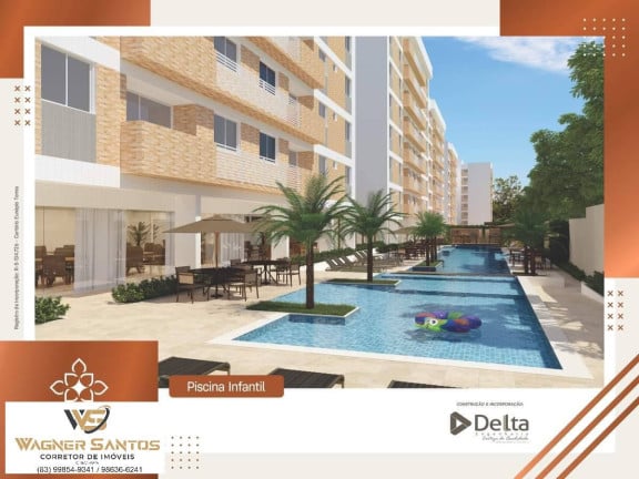 Foto do imóvel Apartamento com 2 Quartos à Venda, 57 m² em Jardim Cidade Universitária - João Pessoa