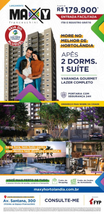 Imagem Apartamento com 2 Quartos à Venda, 56 m² em Parque Ortolândia - Hortolândia