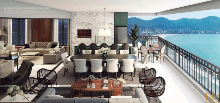 Foto do imóvel Apartamento com 4 Quartos à Venda, 225 m² em Meia Praia - Itapema