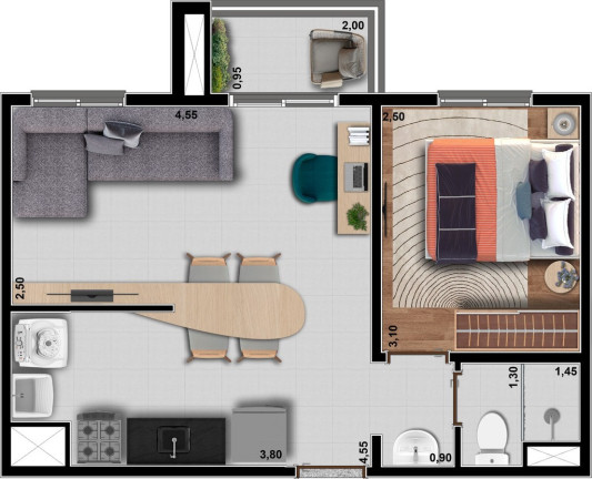 Imagem Apartamento com 2 Quartos à Venda, 55 m² em Nossa Senhora Do ó - São Paulo