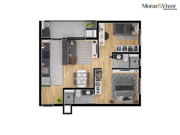 Imagem Apartamento com 3 Quartos à Venda, 84 m² em água Verde - Curitiba