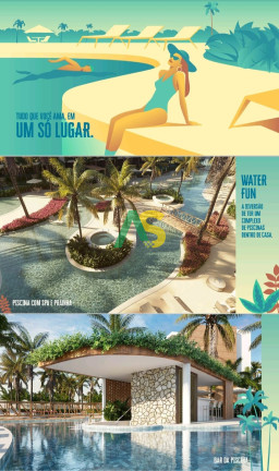 Foto do imóvel Flat com 1 Quarto à Venda, 32 m² em Praia Dos Carneiros - Tamandaré