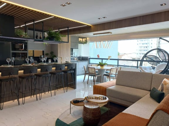 Foto do imóvel Apartamento com 3 Quartos à Venda, 112 m² em Jardim - Santo André