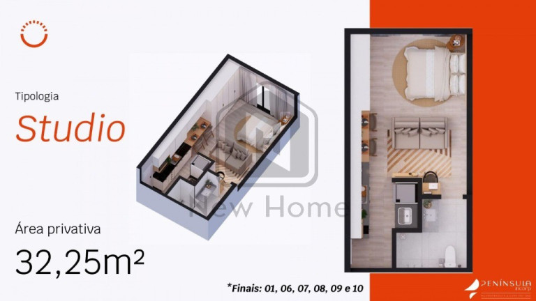 Foto do imóvel Imóvel com 1 Quarto à Venda, 32 m² em Centro - Cascavel