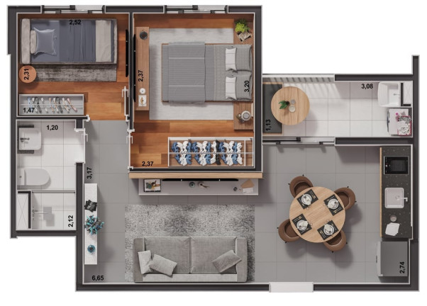 Foto do imóvel Apartamento com 1 Quarto à Venda, 32 m² em Ipiranga - São Paulo