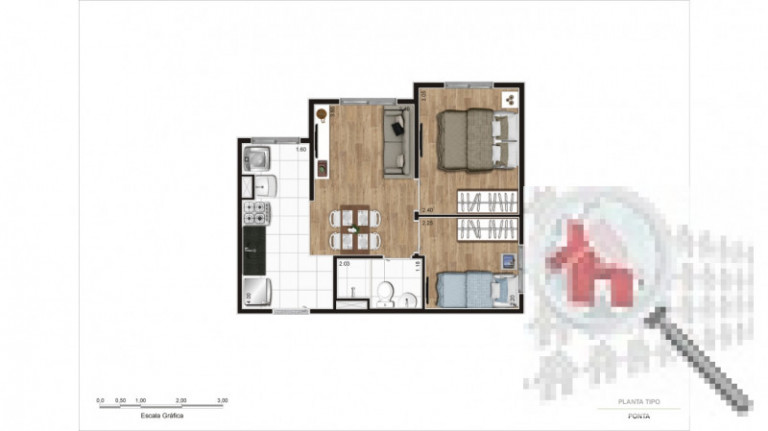 Imagem Apartamento com 2 Quartos à Venda, 35 m² em Tucuruvi - São Paulo