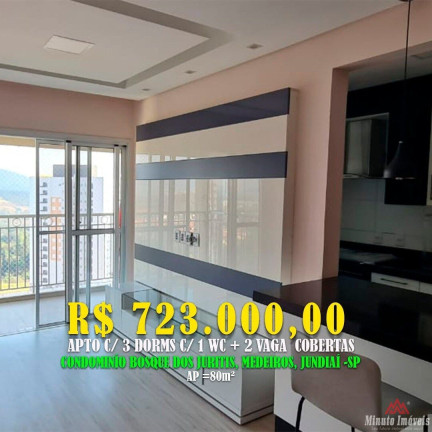 Foto do imóvel Apartamento com 3 Quartos à Venda, 80 m² em Medeiros - Jundiaí