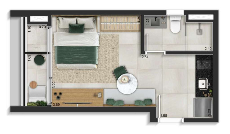 Foto do imóvel Apartamento com 2 Quartos à Venda, 76 m² em Bela Vista - São Paulo